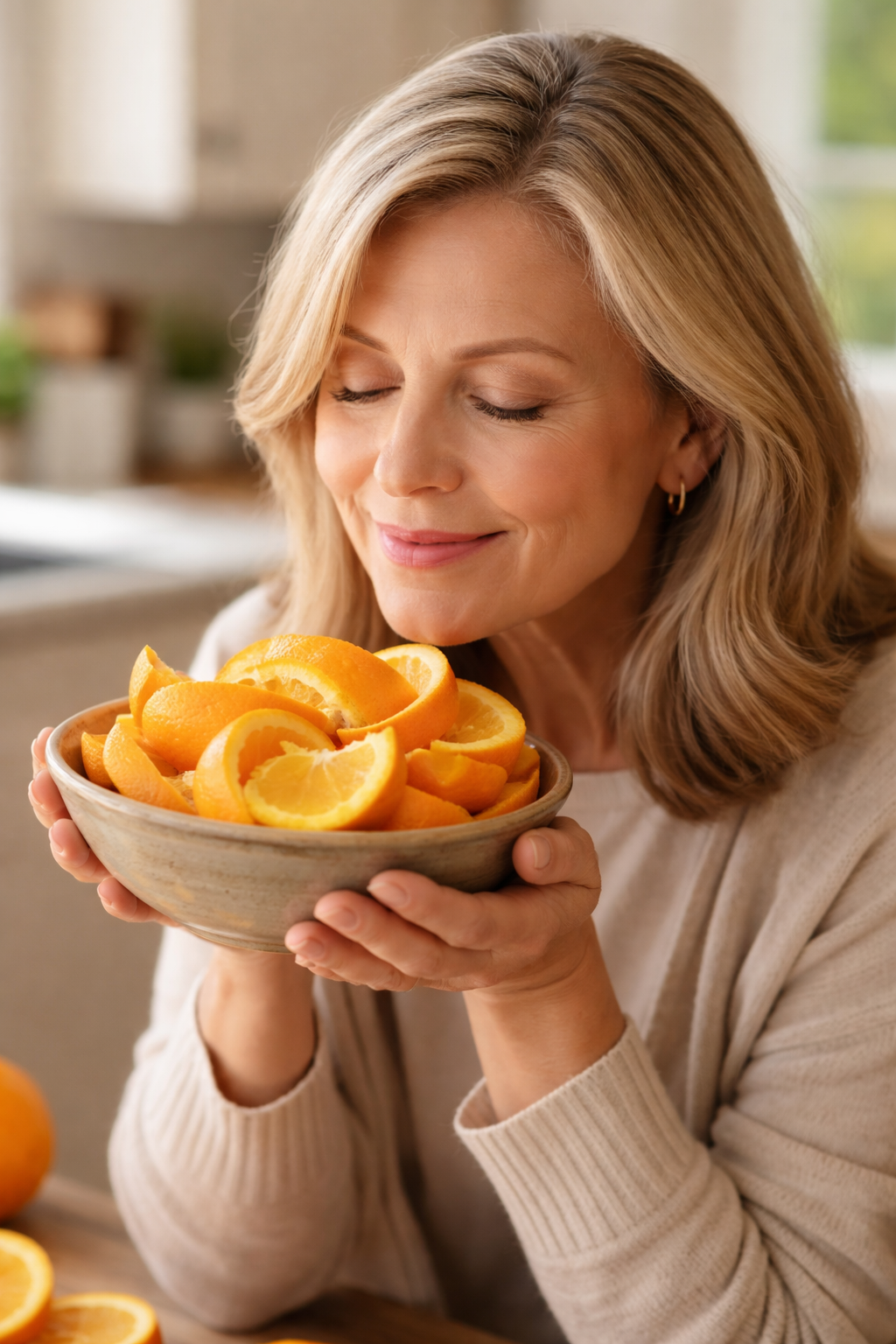 A moment of citrus serenity